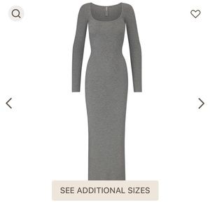SKIMS long sleeve dress